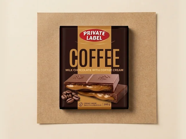 Chocolate ao leite com creme de café, 200 g