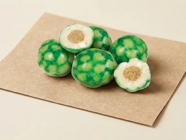 ดราเช่ข้าวพองใส่ป๊อปปิ้งแคนดี้ รสแอปเปิล