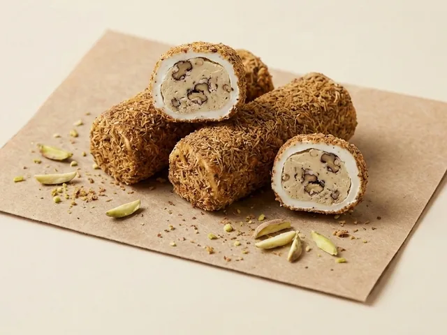 រ៉ូលស្នូលក្រែមគ្រាប់អាល់ម៉ុន ស្រោបគ្រាប់អាល់ម៉ុនកិន