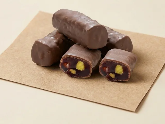 피스타치오 핑거 롤, 초콜릿 코팅