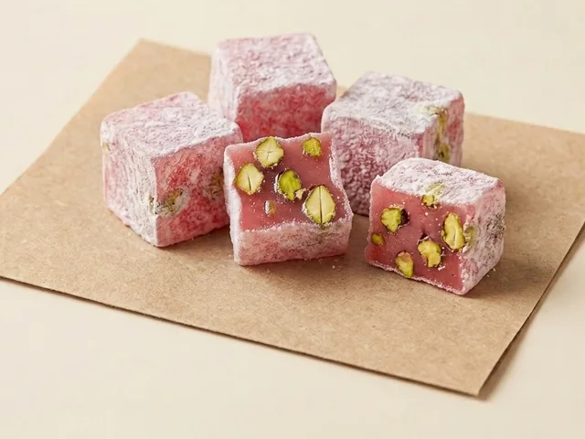 더블 로스팅 피스타치오 로쿰, 슈가파우더