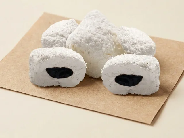 보흐차 로쿰, 코코넛 코팅, 초콜릿 충전물